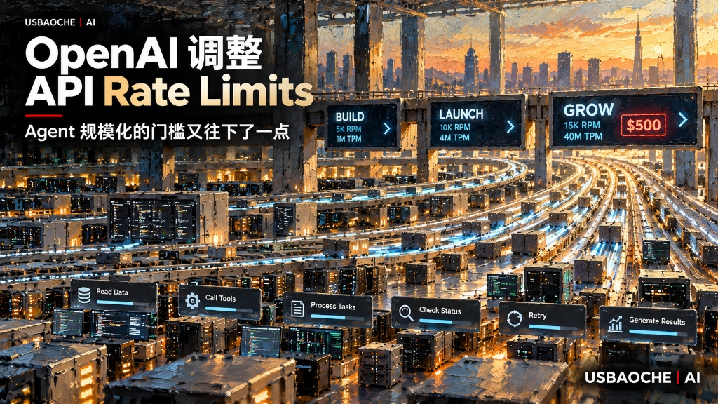OpenAI 调整 API Rate Limits：Agent 规模化的门槛又往下了一点