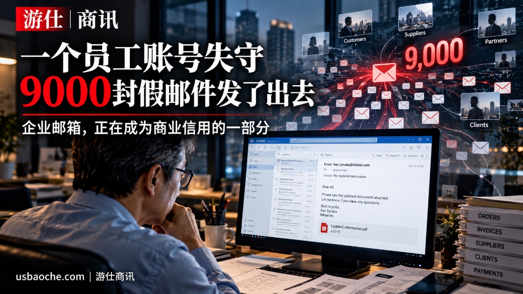 一个员工账号失守，9000封假邮件发了出去