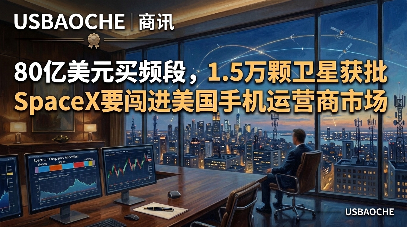 80亿美元买频段，1.5万颗卫星获批：SpaceX要闯进美国手机运营商市场
