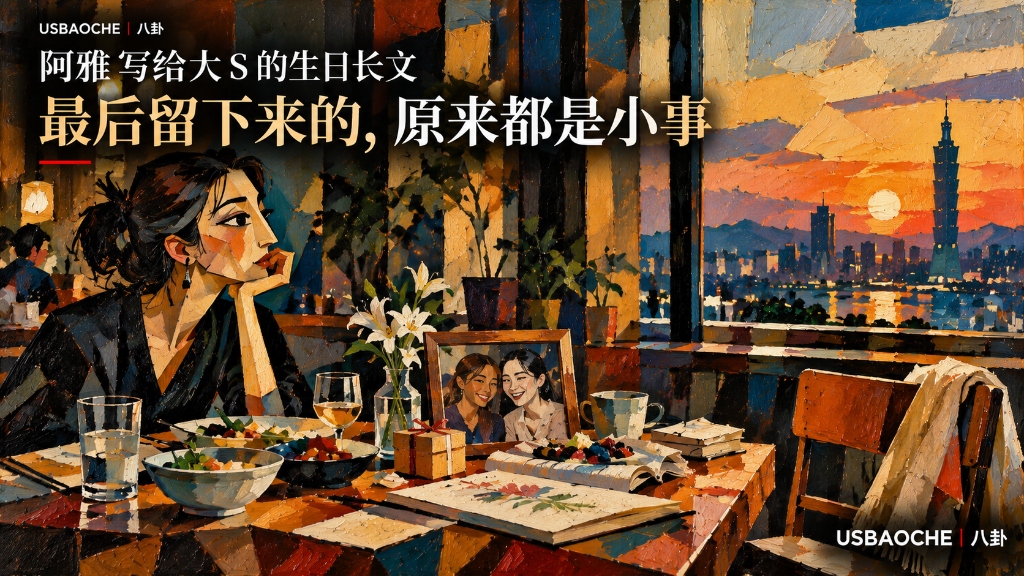 阿雅写给大 S 的生日长文：最后留下来的，原来都是小事