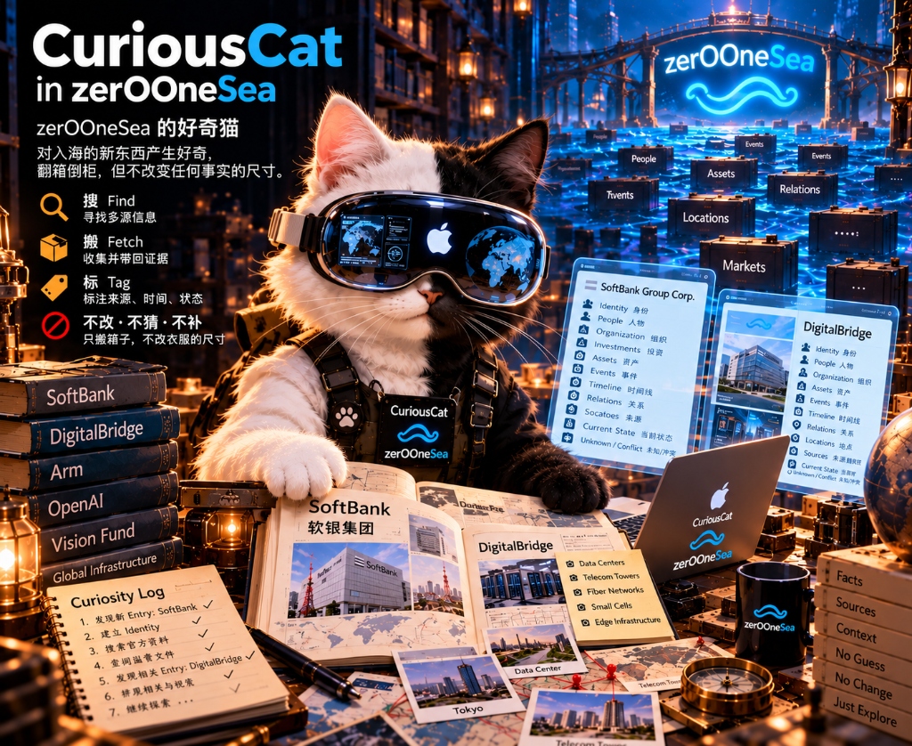 CuriousCat in zerOOneSea 好奇猫工作流配图