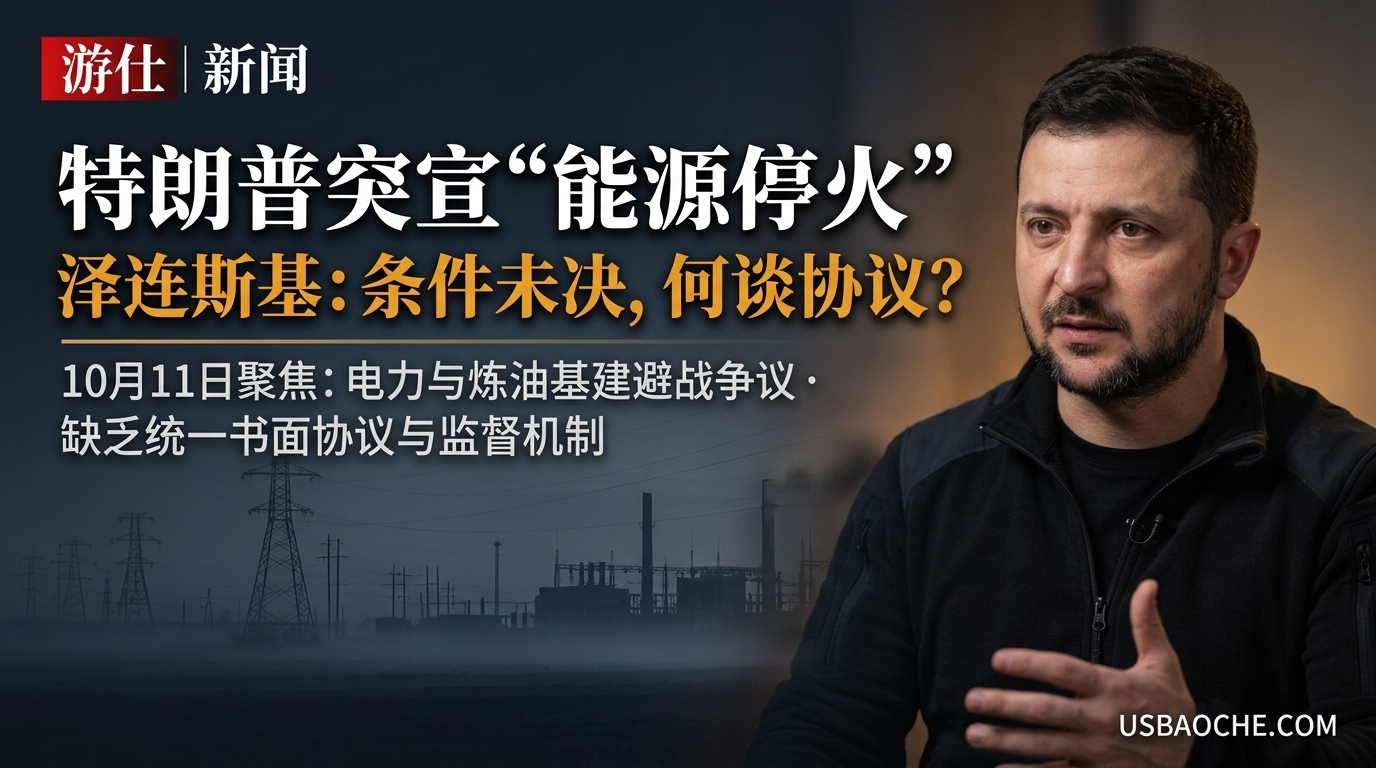 特朗普突宣“能源停火”，泽连斯基回应 封面图