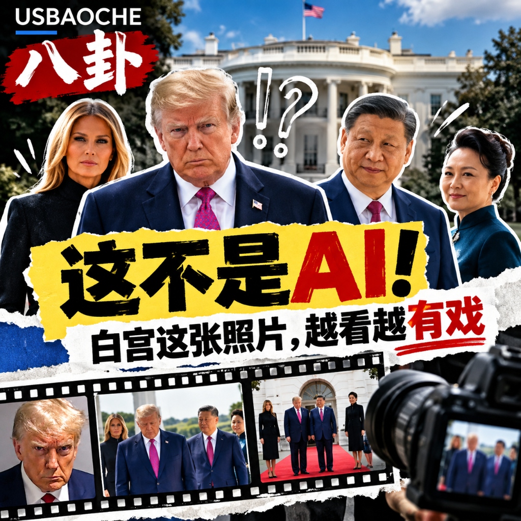 【USBAOCHE · 八卦】这不是AI！白宫这张照片，越看越有戏