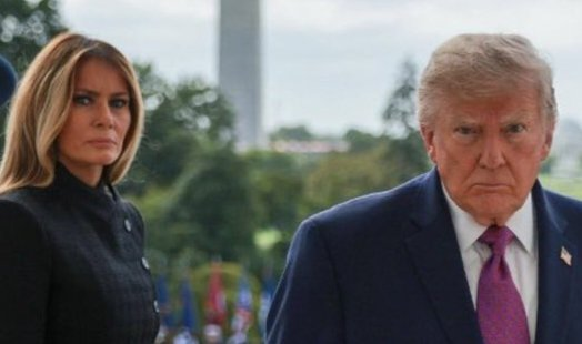 Trump + Melania 裁剪大头视角的视觉聚焦